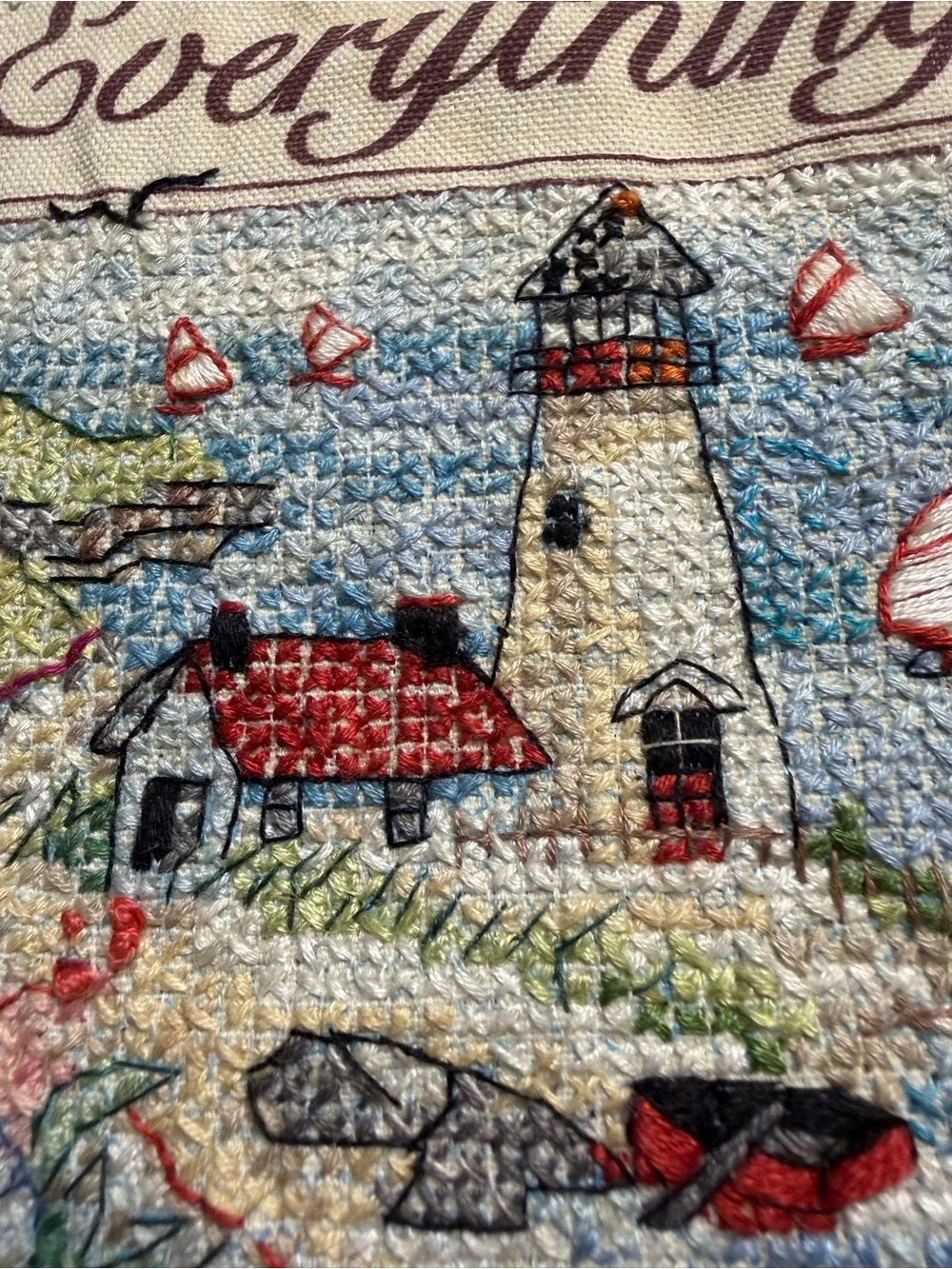 dimensions Seasonal Cross Stitch Wall Hanging 